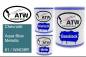 Preview: Chevrolet, Aqua Blue Metallic, 61 / WA638R: 1L Lackdose + 1L Klarlack + 500ml Härter - Set, von ATW Autoteile West.